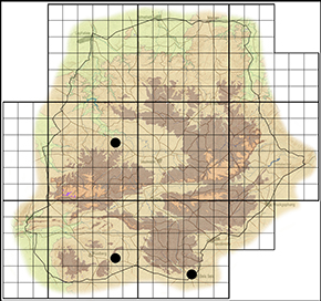 Chloroselas pseudozeritis Waterberg distribution